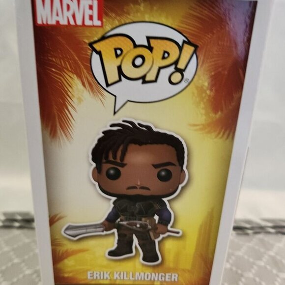 Michael B. Jordan signed Funko Pop! Vinyl: Marvel - Erik Killmonger #278 w/COA - Picture 4 of 5